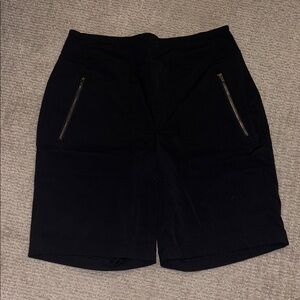 Athleta Women's Black Shorts with Zipper Pockets